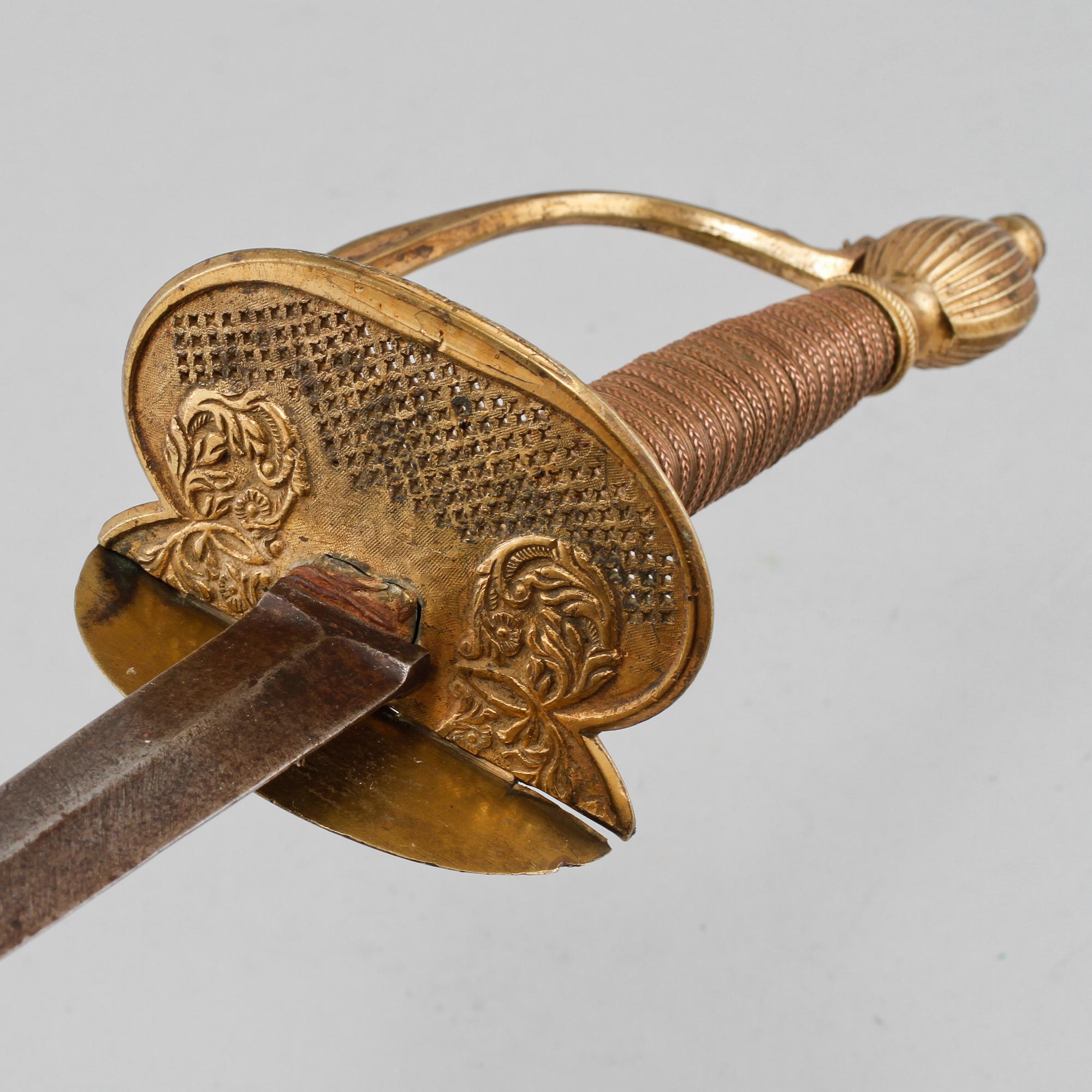 VÄRJA, för infanteriofficer, omkring 1815.