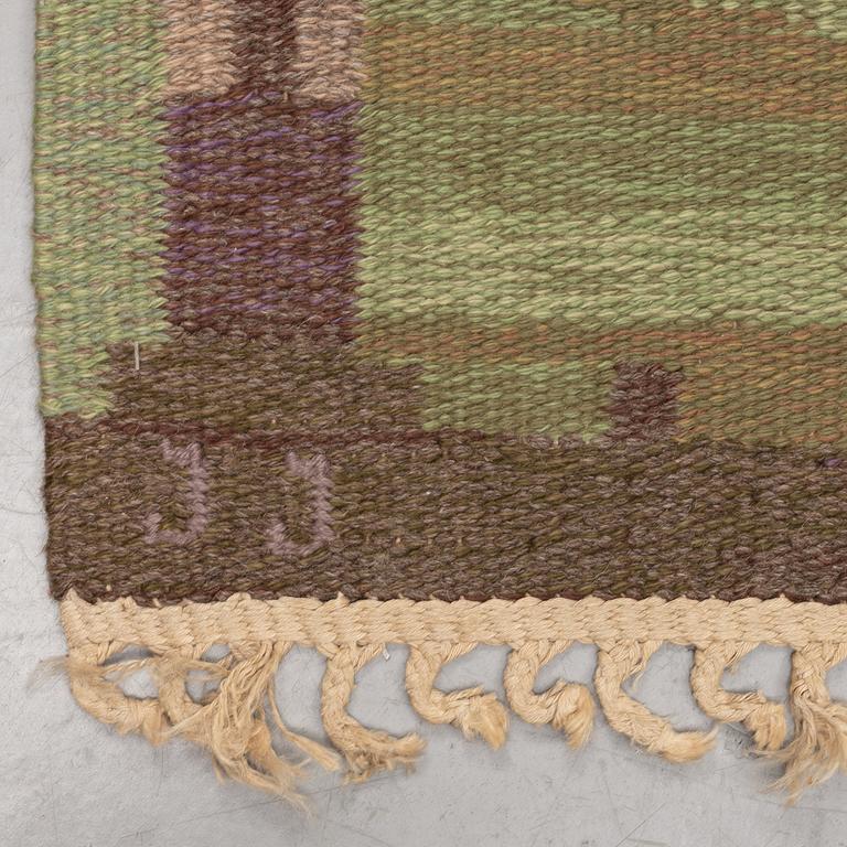 Judith Johansson, a carpet, "Hallandsåsen", flat weave, ca 245,5 x 171 cm, signed JJ.