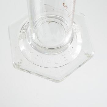 MÄTGLAS, 6 st, Bohemia glas, Czechoslovakia, 40/50 - talet.