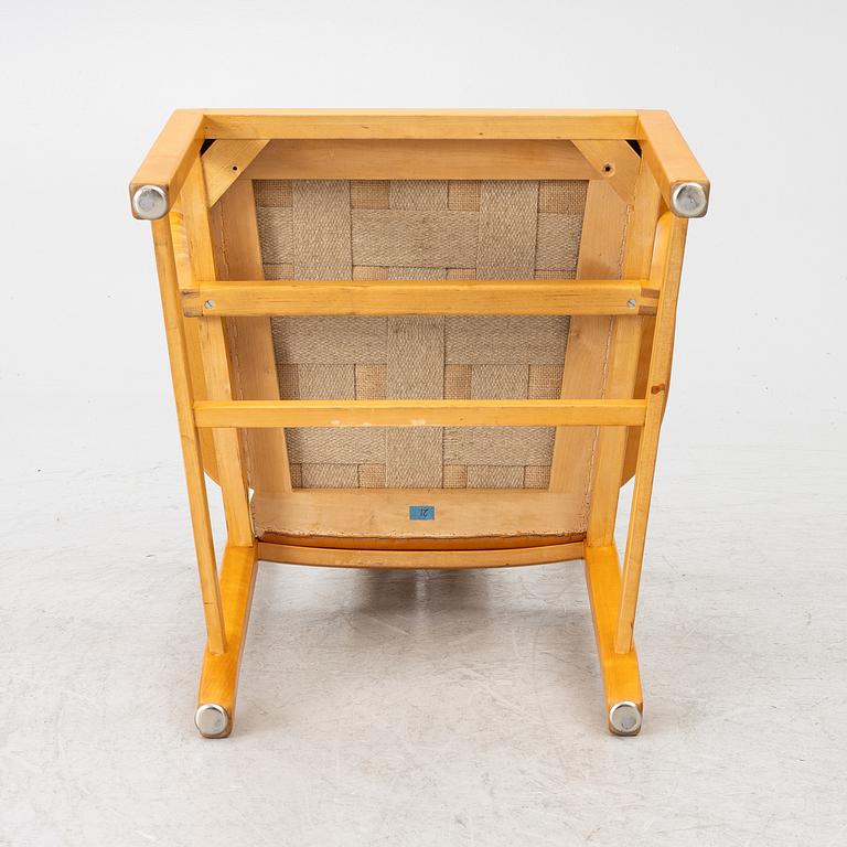 Carl Malmsten, Armchairs, 6 pieces, "Ambassadör", Åfors Möbelfabrik, late 20th century.