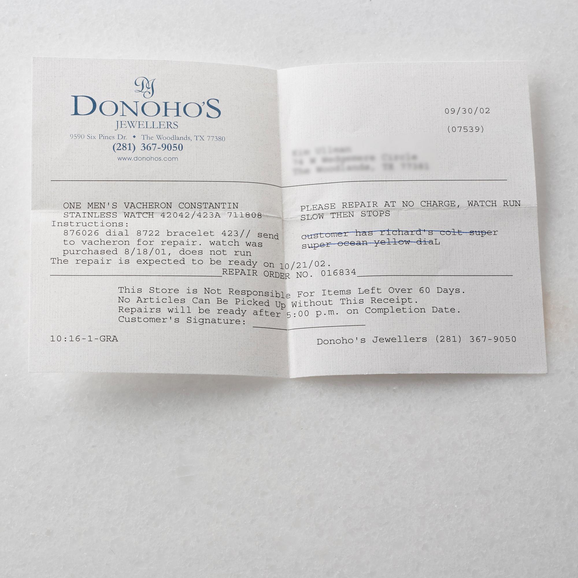 VACHERON CONSTANTIN, Genève, Overseas, Chronometer, wristwatch, 37 mm,