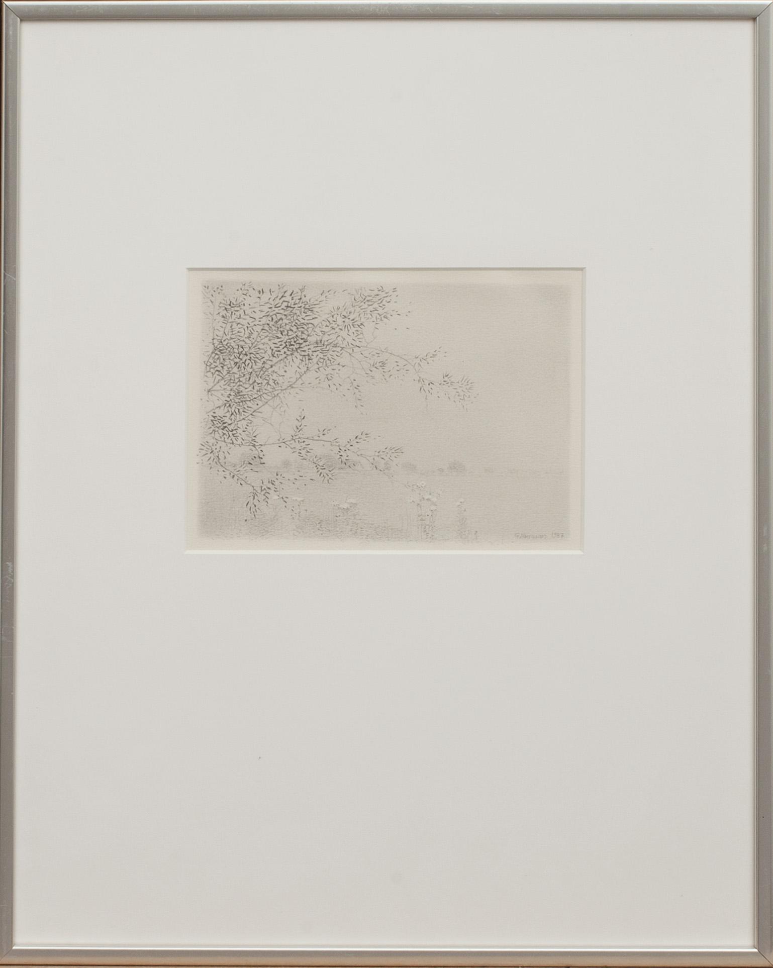 GUNNAR NORRMAN, blyerts signerad 1987.