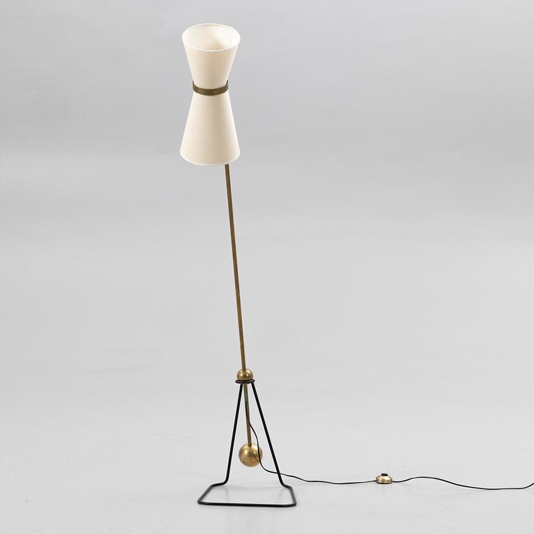Pierre Guariche, attributed to, Floor lamp, France, mid-20th century.