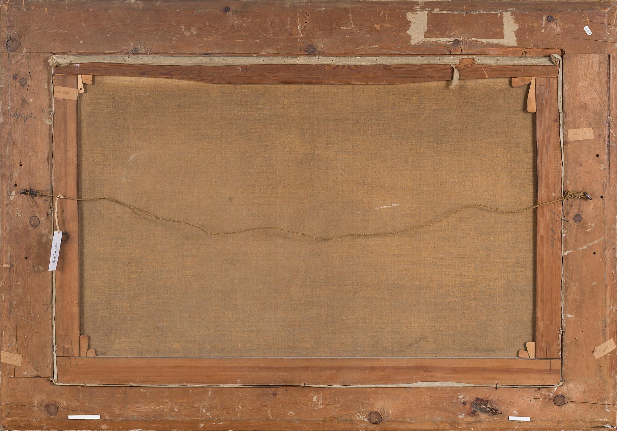 ADOLF NORDLING, oil on canvas, signed and dated -74.