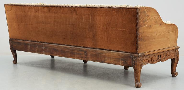 A Swedish Rococo 18th Century sofa.