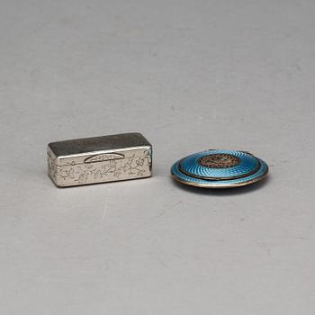 DOSOR, 2 st, silver, Österrike resp Ryssland.