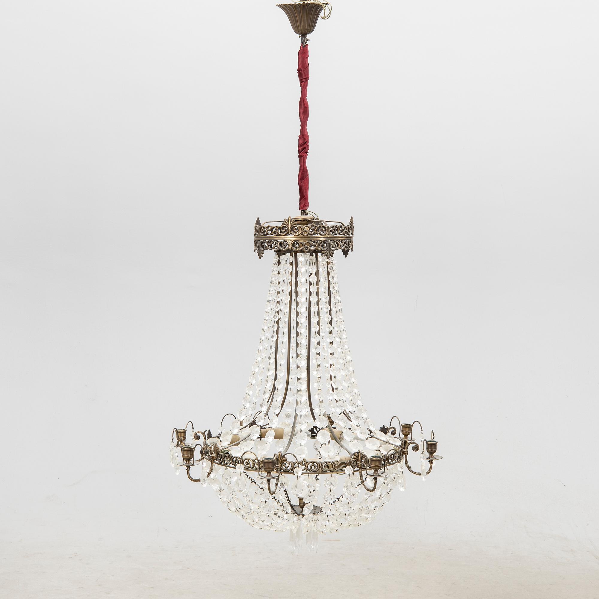 Ljuskrona empirestil 1900-tal.