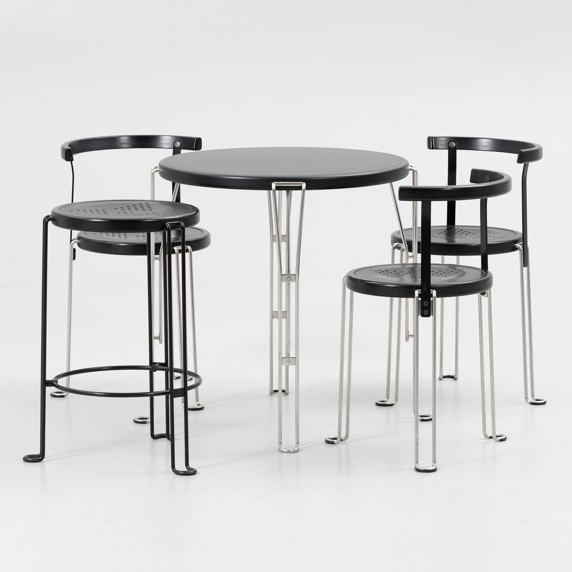Börge Lindau, Café set, 5 pieces, “Oblado”, Blå Station.