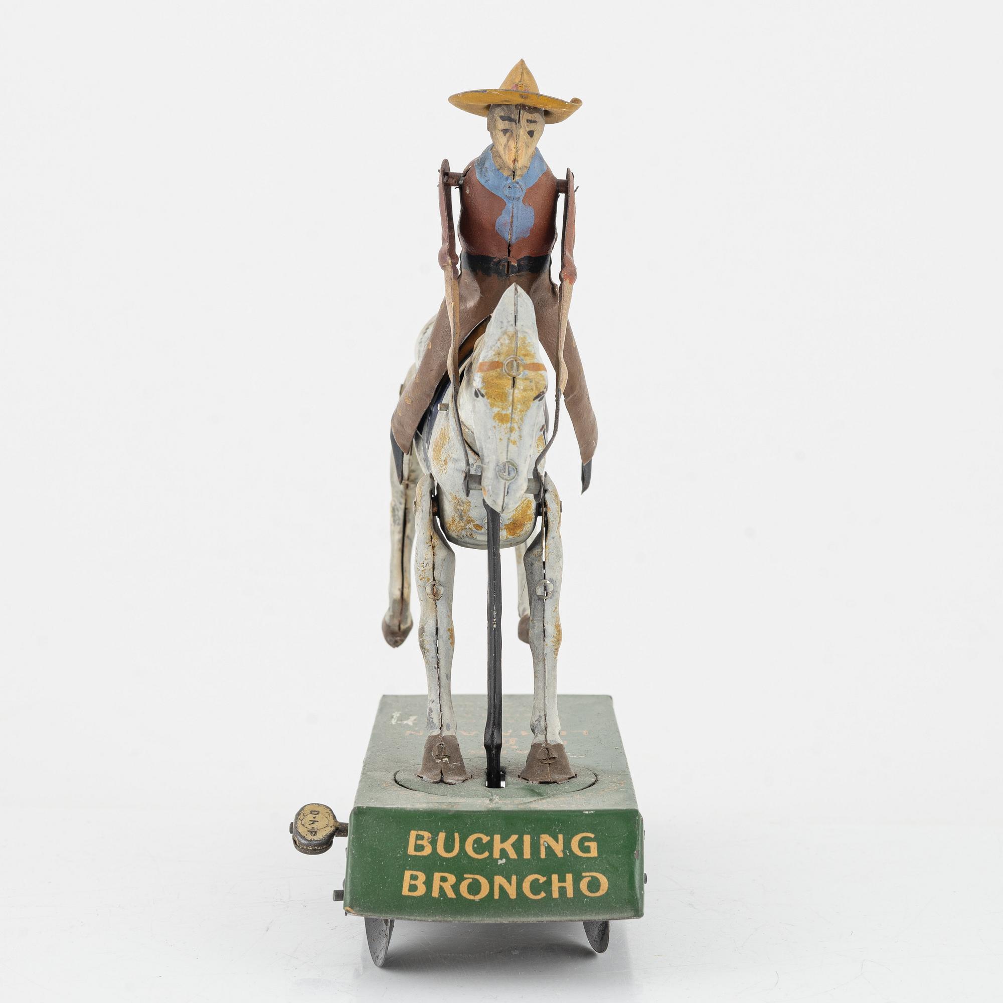 Lehmann, A tinplate 'Bucking Broncho 625' Germany. In production from 1903.