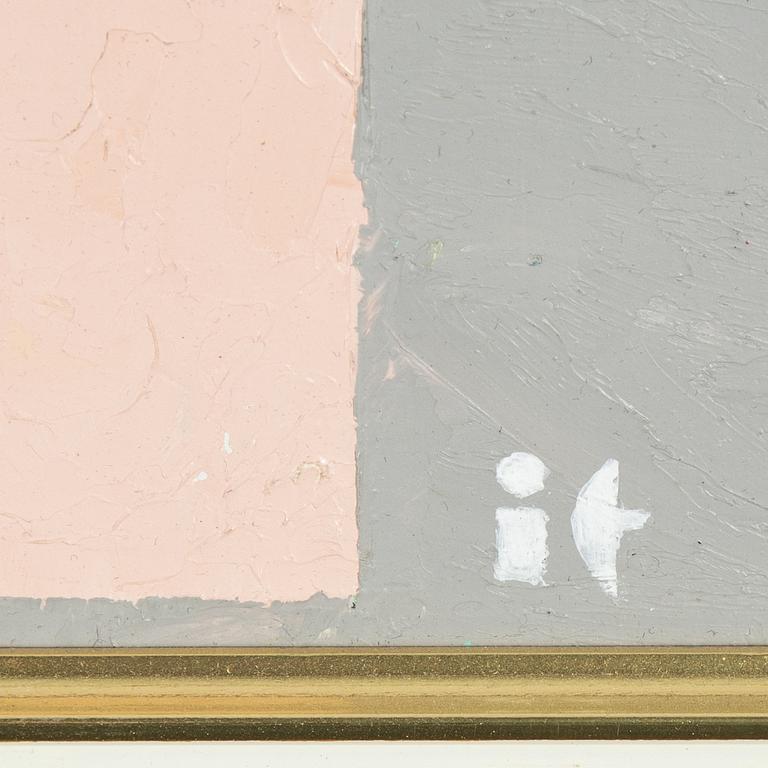 Ingegerd Torhamn, olja på pannå, monogramsignerad.