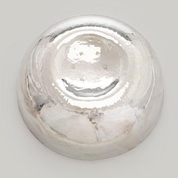 A sterling silver and enamel bowl, maker's mark of A. Tillander, Turku 2005.