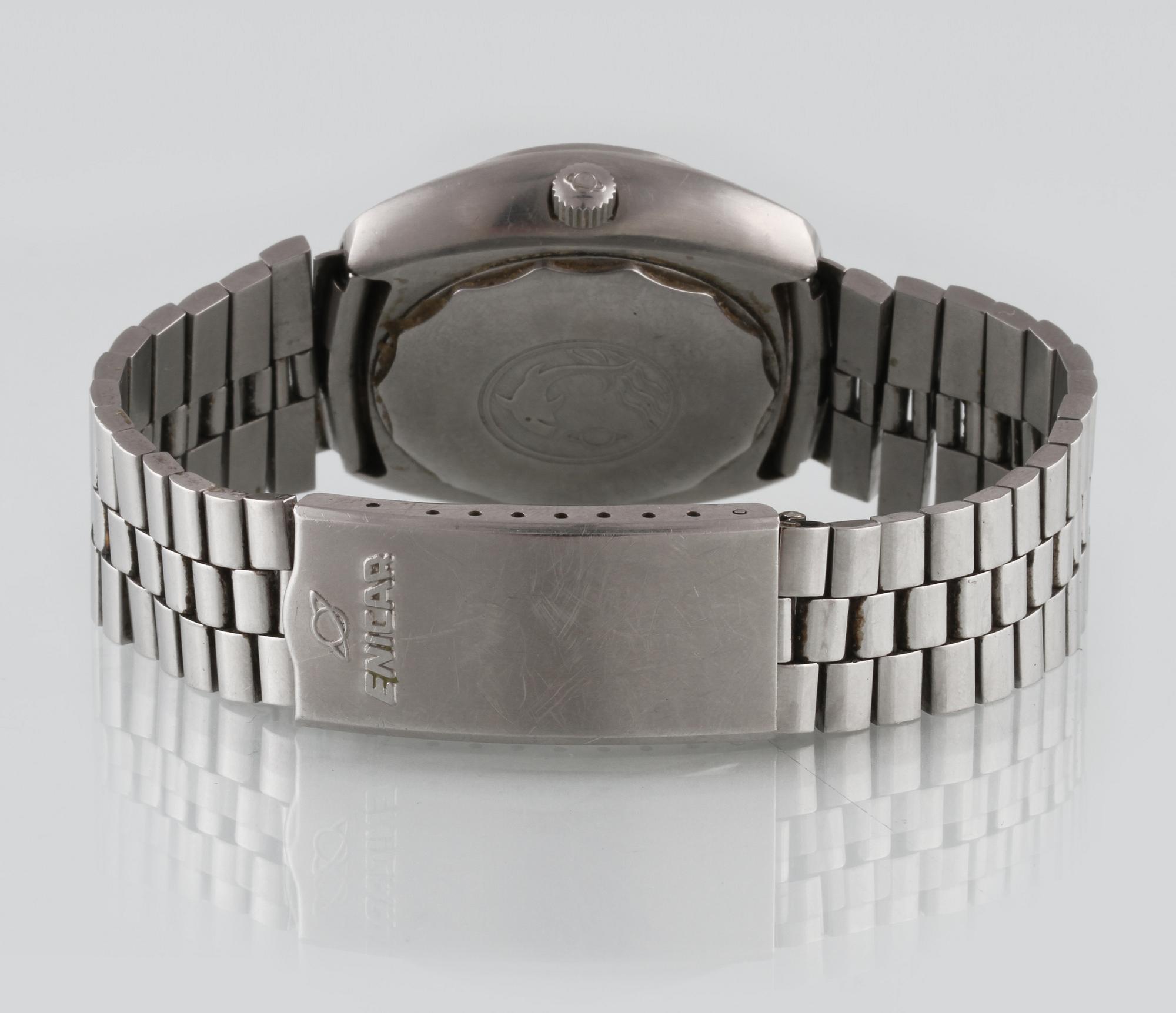 ARMBANDSUR, herr, Enicar, "Sherpa 320", stål, 1960-tal.