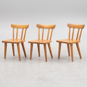 Göran Malmvall, three chairs, model 528, Karl Andersson & söner, Huskvarna.