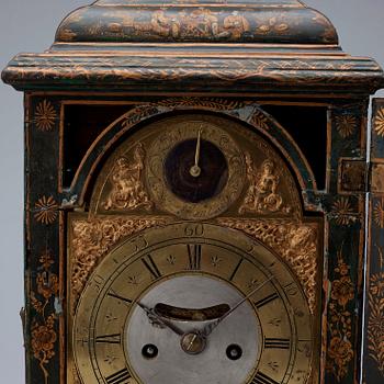An English 18th century table clock, dial signed Markwick London.