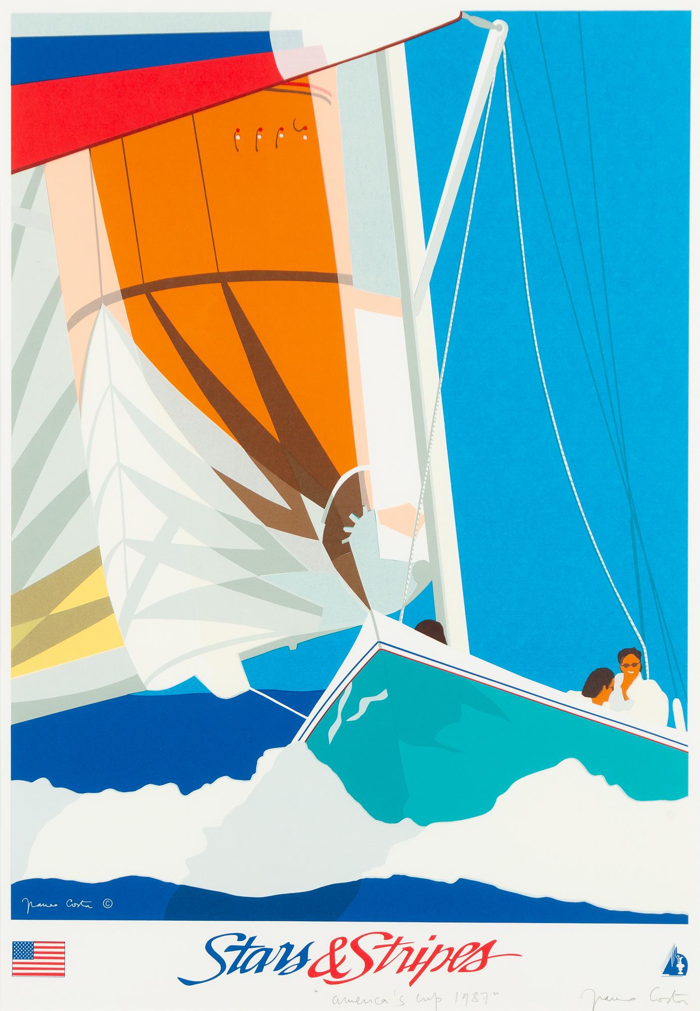 Franco Costa, "Stars and Stripes - America's Cup 1987".