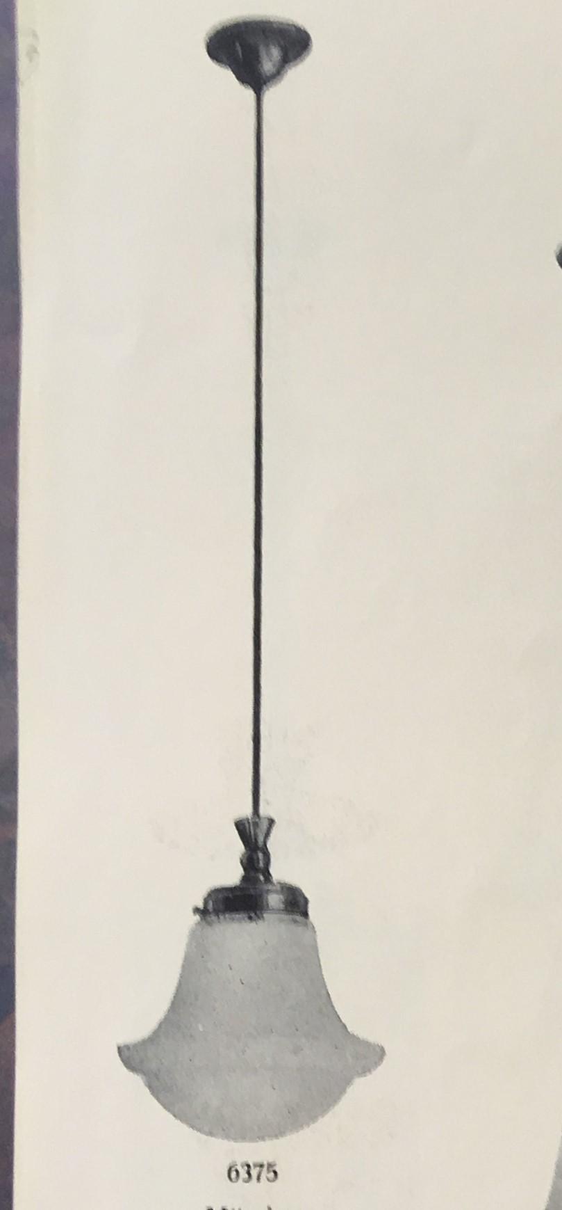 Harald Notini, taklampa, variant av modell "10119", Arvid Böhlmarks Lampfabrik, 1930-tal.