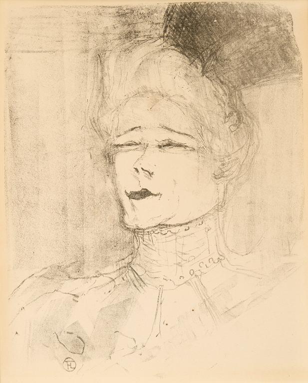 Henri de Toulouse-Lautrec, "JEANNE GRANIER, 1895".