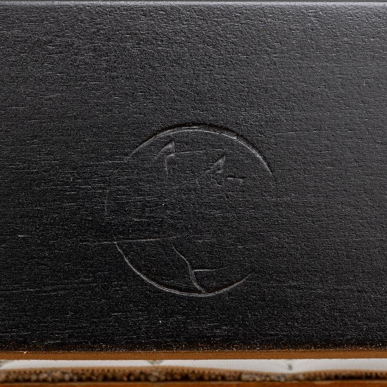 Alvar Aalto, a pair of armchairs model "403", Artek, Finland, mid-20th century.