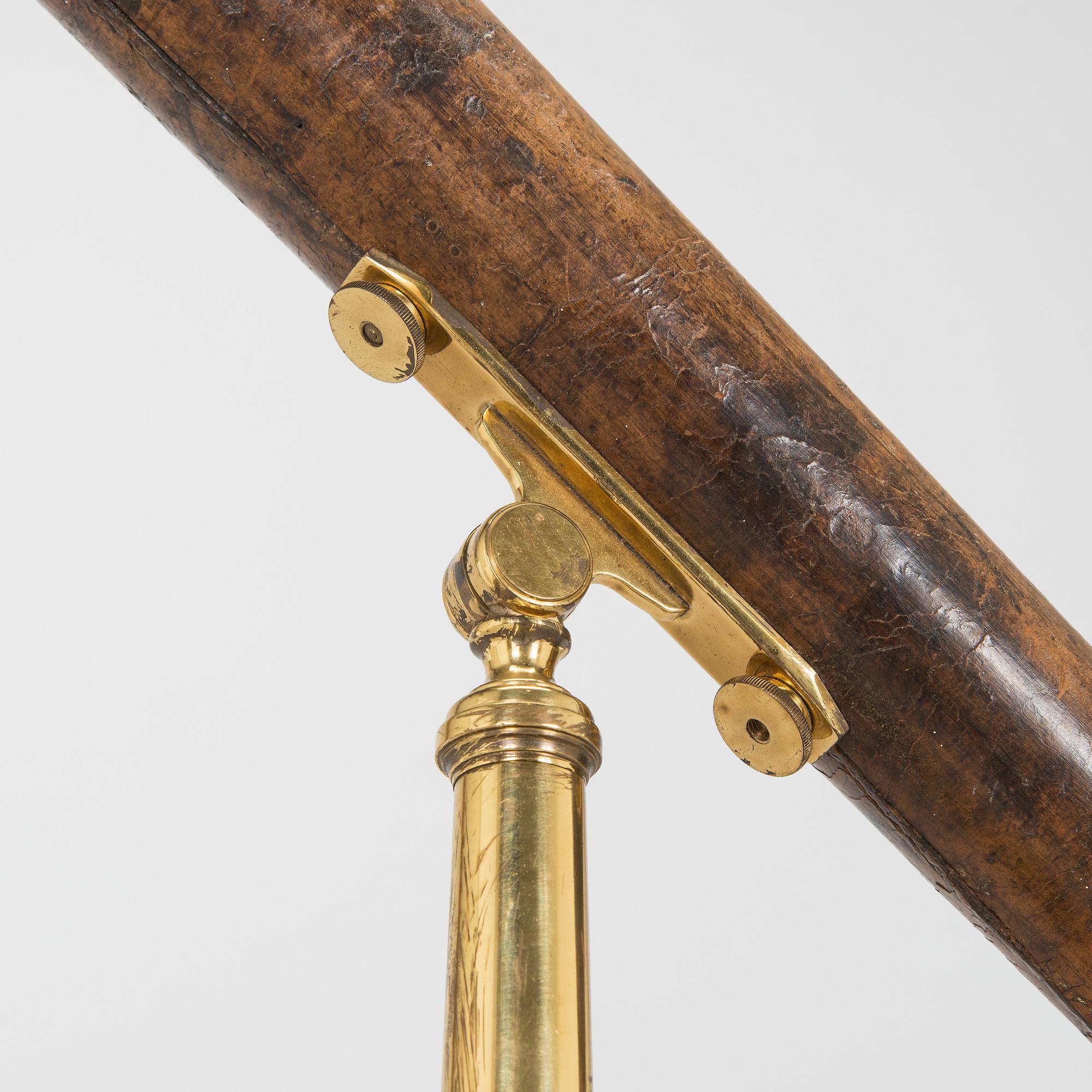 Teleskop med stativ, D. McGregor & Co Glasgow & Greenock, England, 1800/1900-tal.