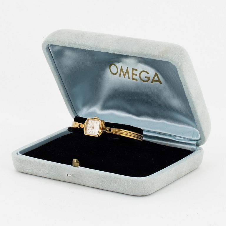 OMEGA, wristwatch, 15 x 15 mm.
