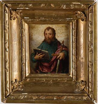 Spanish school, 18th Century, oil on copper.