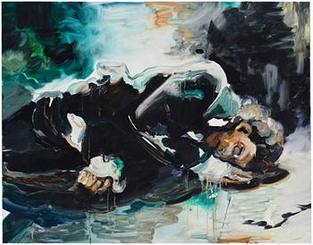 381. Jenny Carlsson, oil on canvas signed and dated 2016 verso.