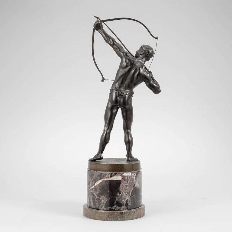 RUDOLF KAESBACH, tillskriven, skulptur, patinerad brons, signerad.