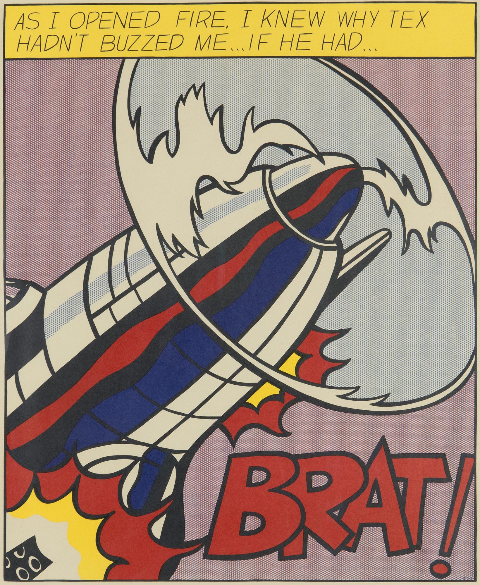 Roy Lichtenstein, jälkeen, Väriserigrafia, julisteet, 3 kpl, julkaisija Stedelijk Museum Amsterdam 1900-luvun jälkipuolisko.