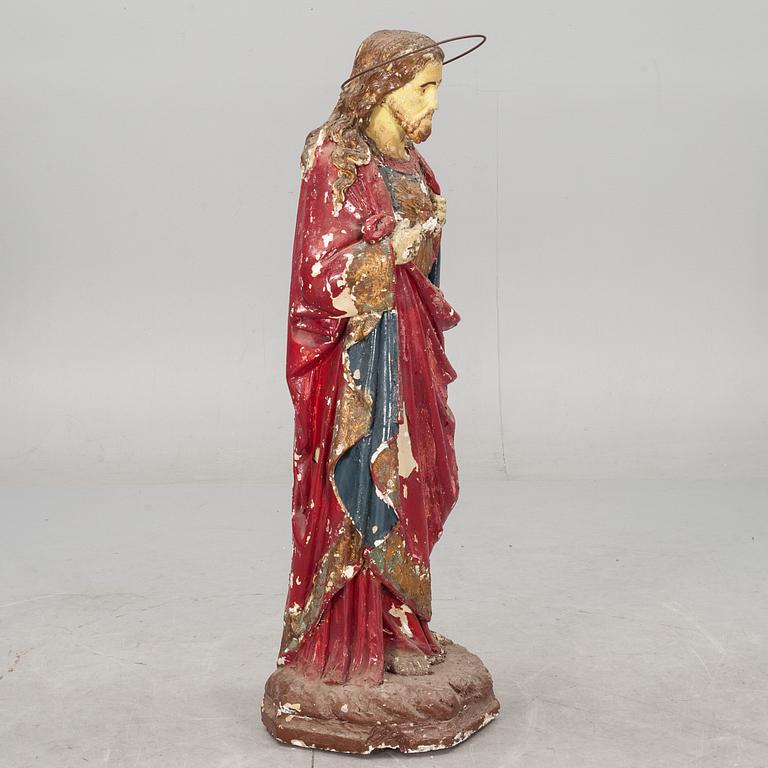 SKULPTUR, blandteknik, "Jesus", 1900-tal.