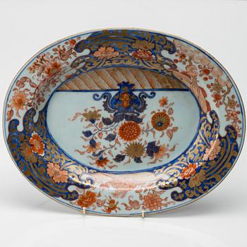 UPPLÄGGNINGSFAT, porslin, Kina, Imari, 1700-tal.