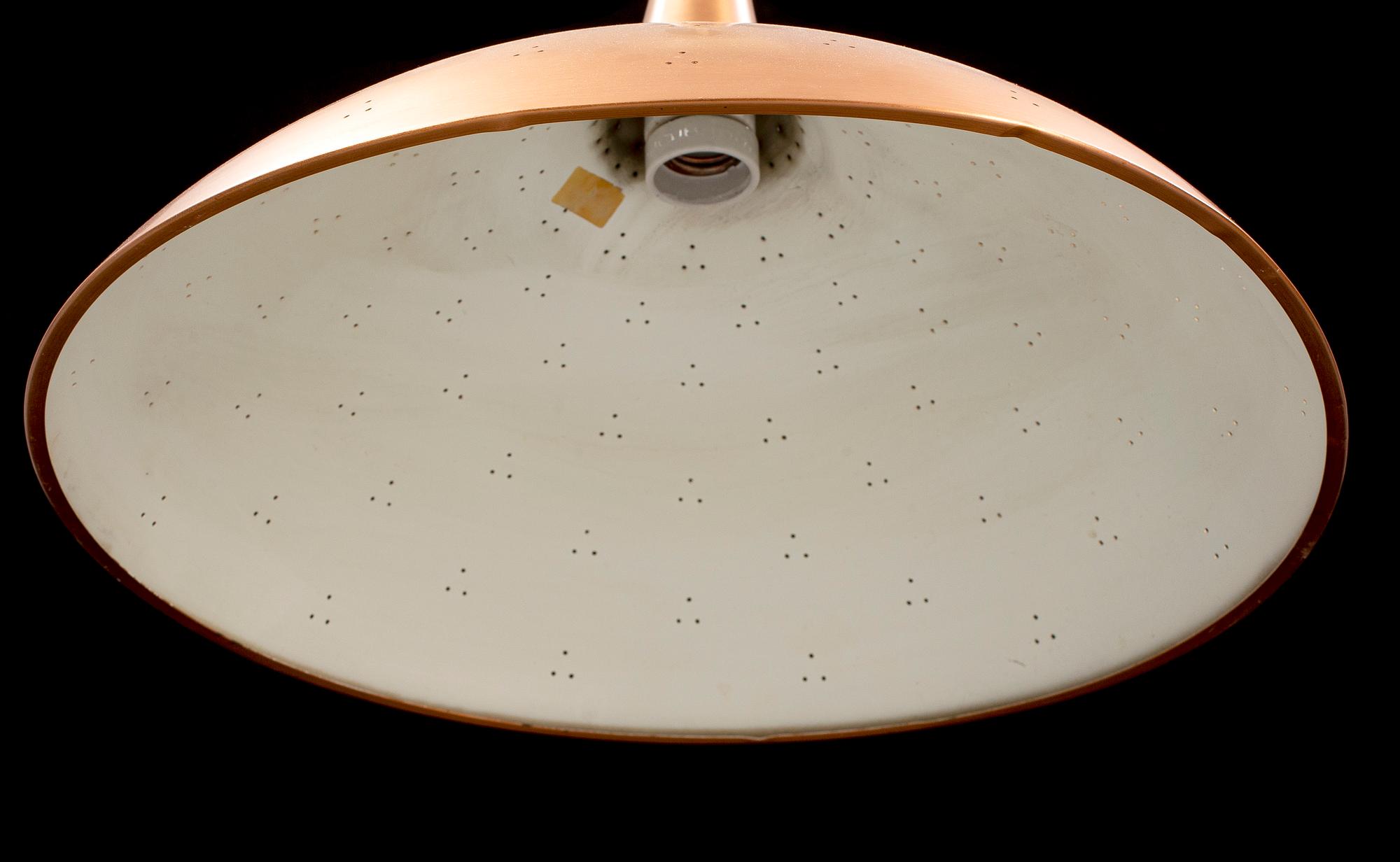 PAAVO TYNELL, an attributed ceiling lamp, "J1965", probably produced on licens by AWF (Arnold Wiigs Fabrikker) Norway.