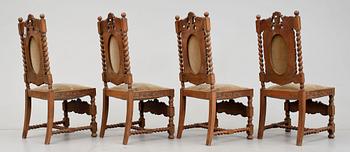 STOLAR, 4 st, nyrenässans, 1900-tal.