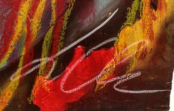 SANDRO CHIA, carborundum handcoloured, signed and numbered 10/50.