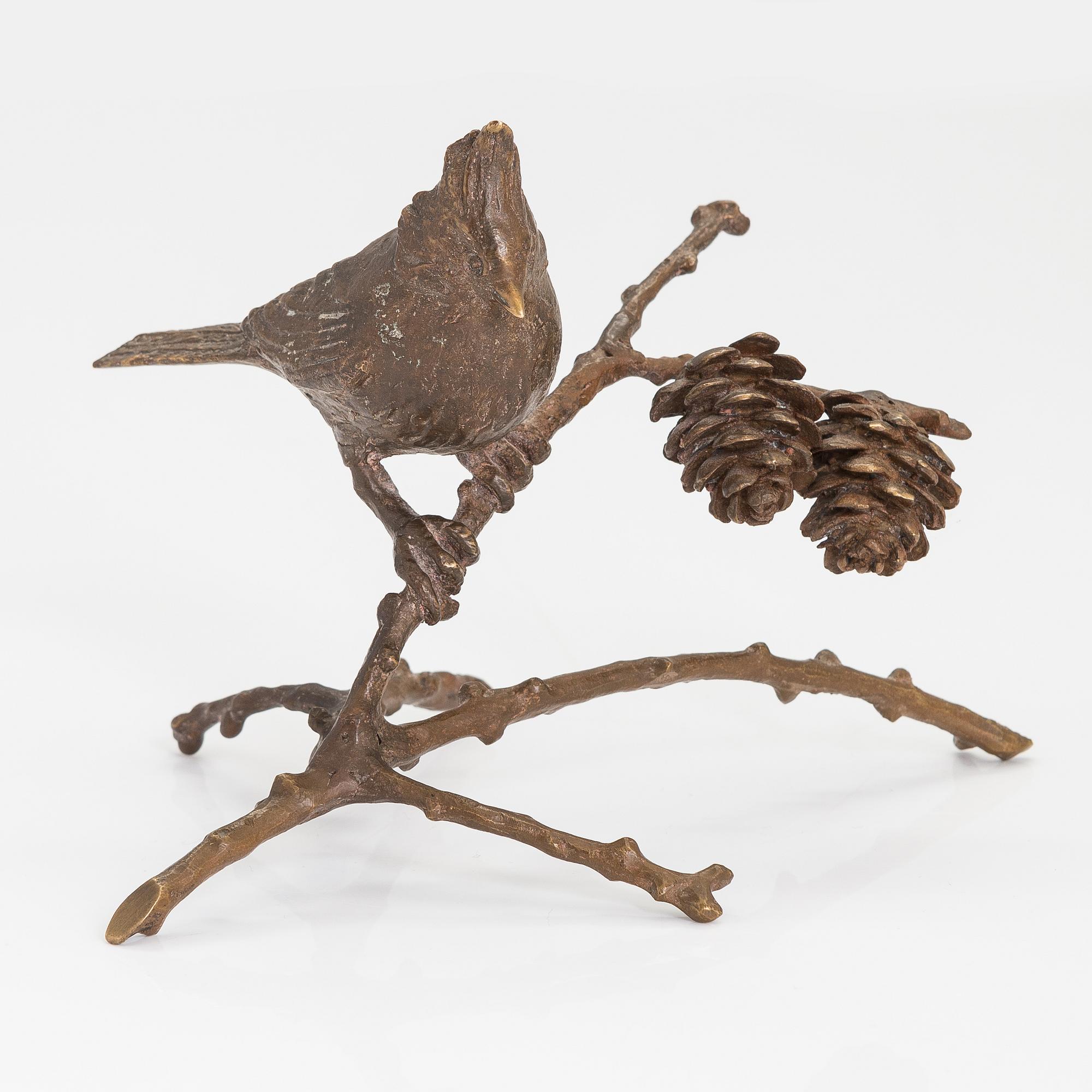 Osmi Nyström, Bird on a branch.