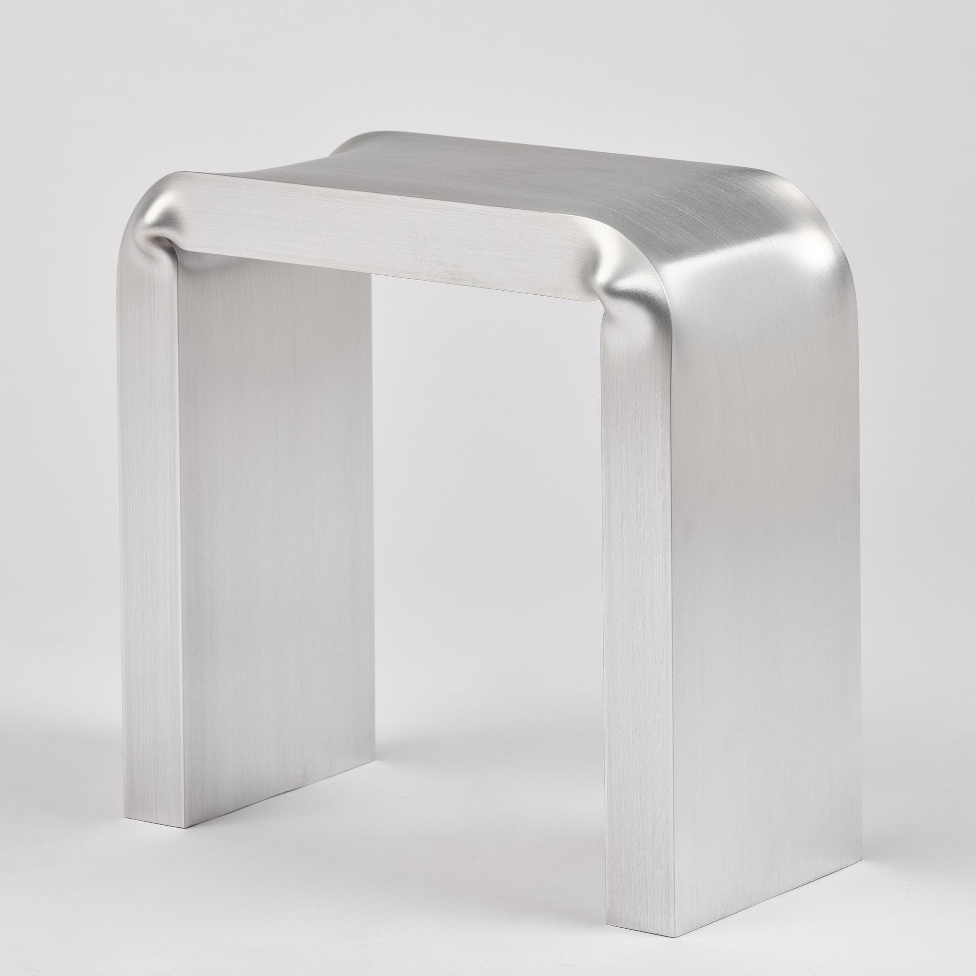 David Taylor, a unique "Bent Stool", Studio Mellösaverken, Sweden, 2025.