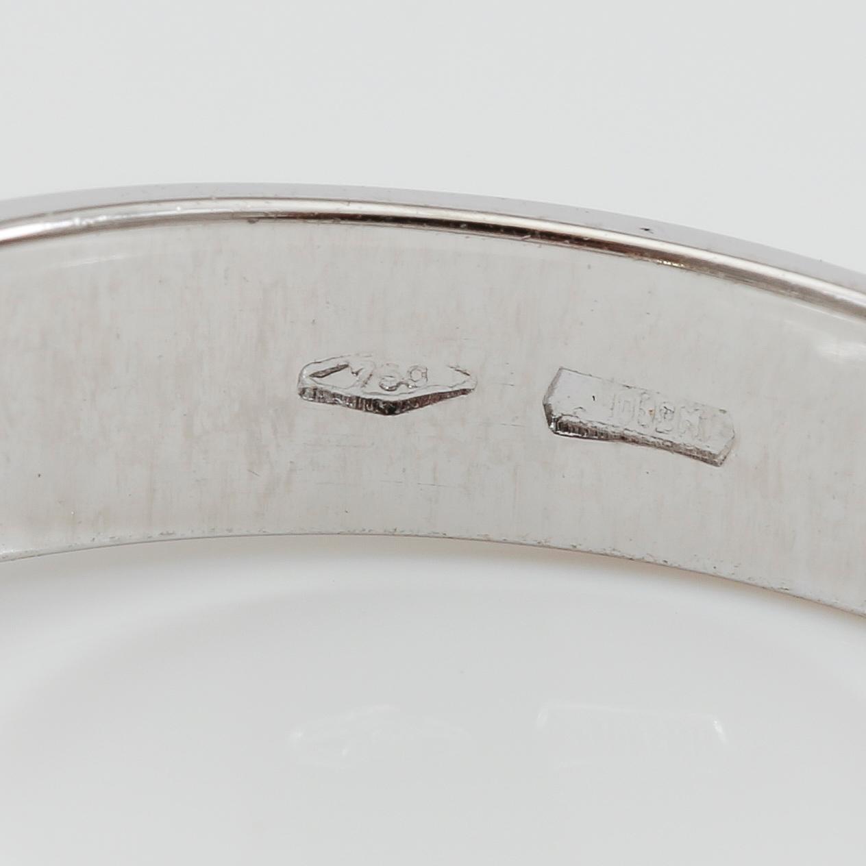 RING, briljantslipade diamanter totalt ca 0,95 ct.