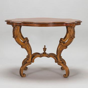 Neo-rococo table, late 19th century.