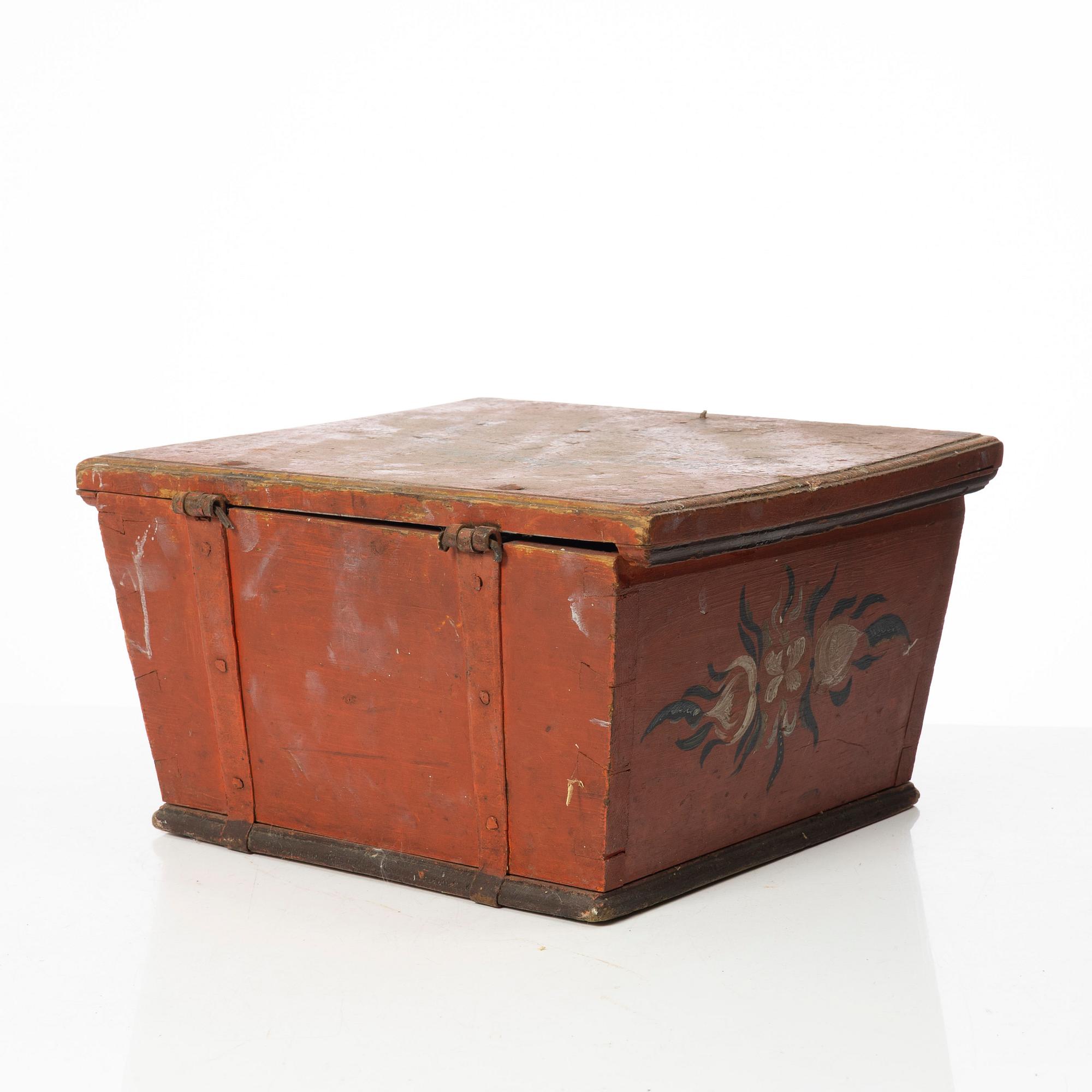 Box. Folk art, Jämtland, 18th/19th century.