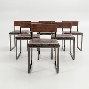 Rodolfo Dordoni, Chairs, 6 pcs, "Bag Light", Minotti, Italy, 1990s.