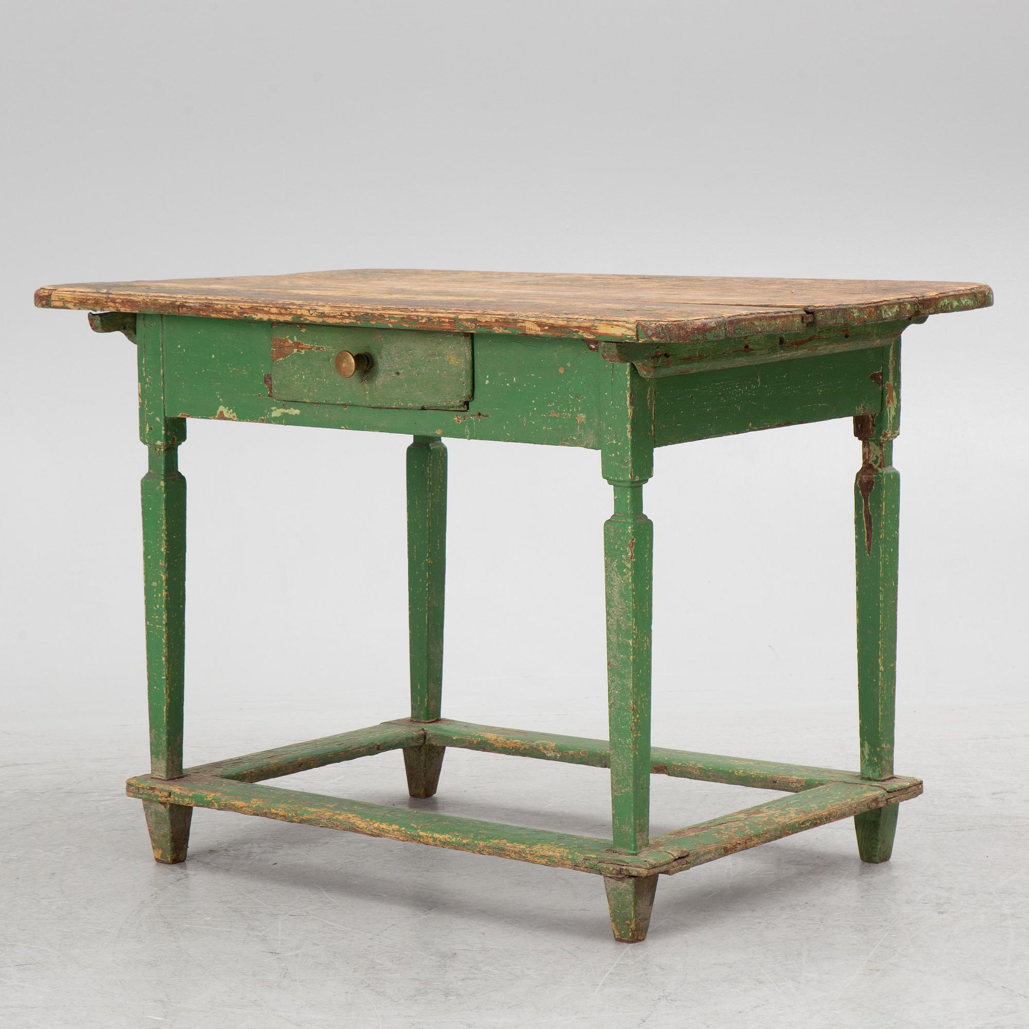 Matbord, allmoge, 1800-tal.