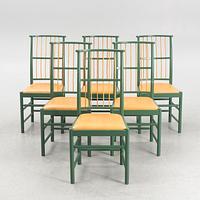 Josef Frank, six model 2025 chairs, Firma Svenskt Tenn, Sweden.