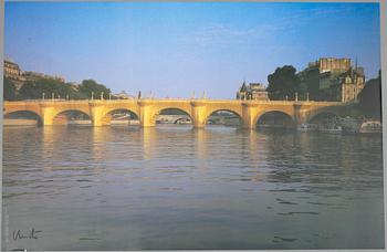 CHRISTO AND JEANNE-CLAUDE, affisch, signerad.