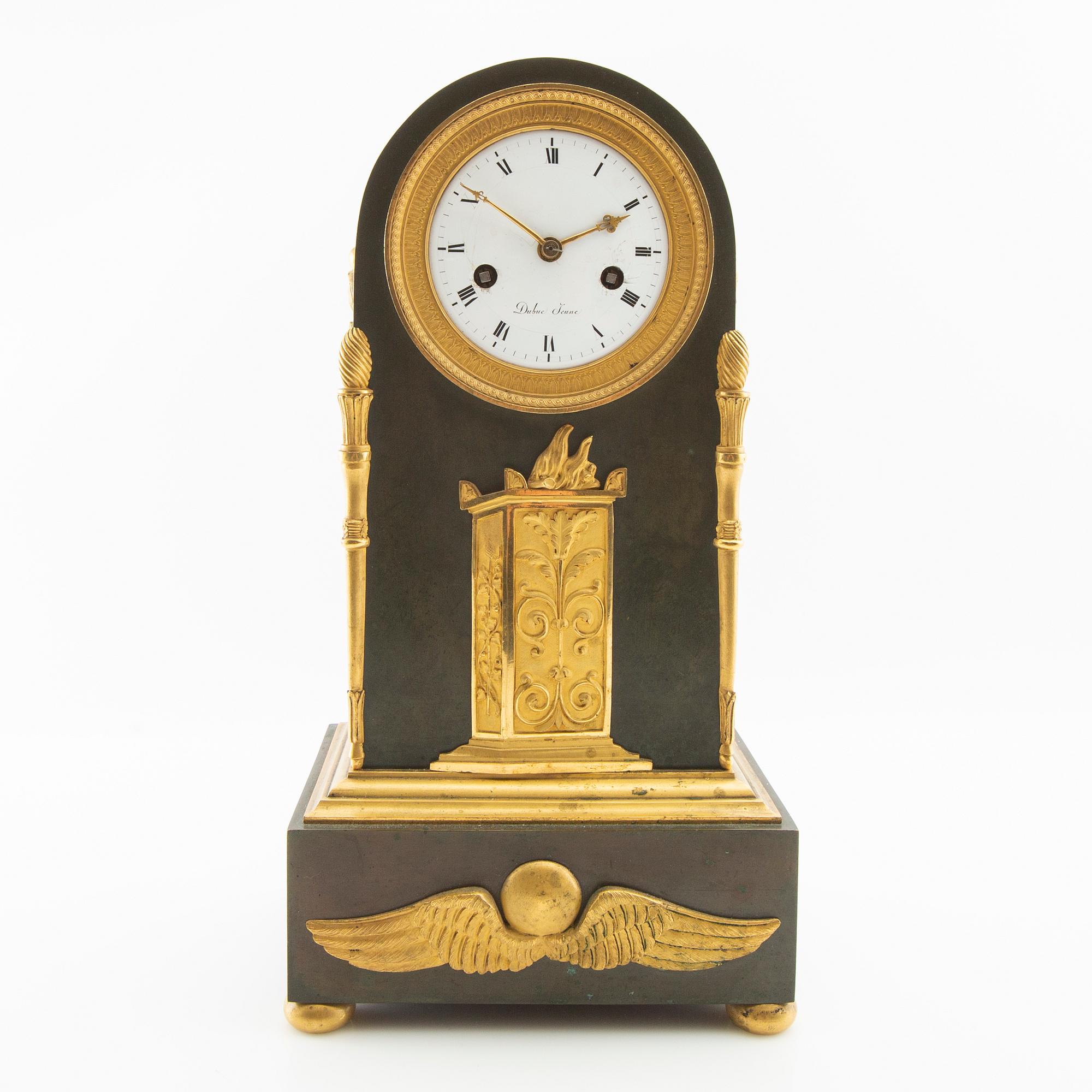 Jean-Baptiste-Gabriel Dubuc table pendulum Paris early 19th century.