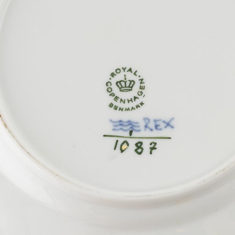 Royal Copenhagen, kaffeservis, 16 delar, porslin, "Musselmalet Halv- och Helblonde", Danmark.