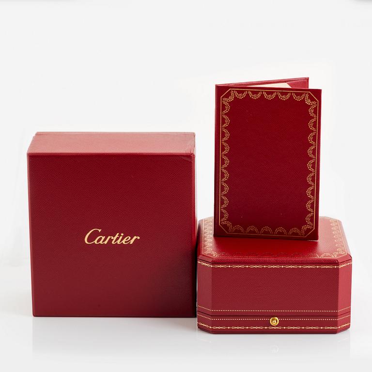 Cartier armband "Love" 18K roséguld med runda briljantslipade diamanter.