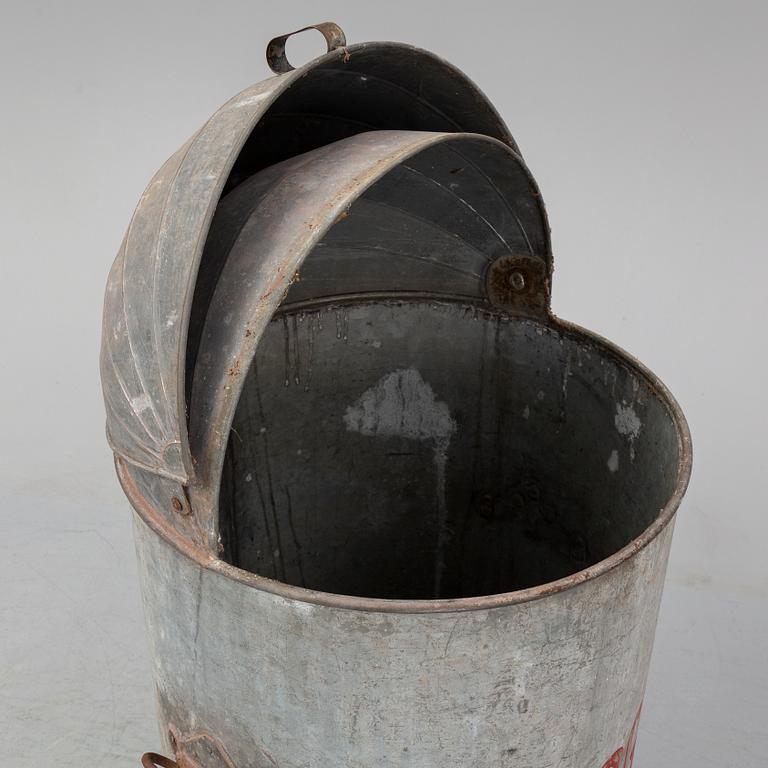 A kerosene barrel from the early 20th century.