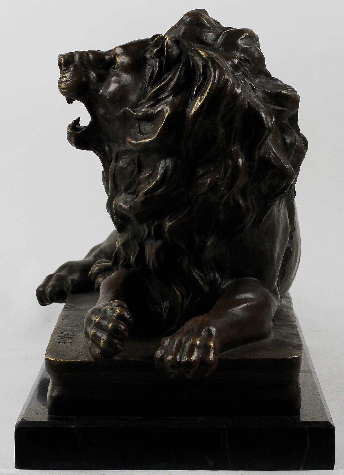 ALFRED BARYE, efter, skulptur, brons, 1900-tal.