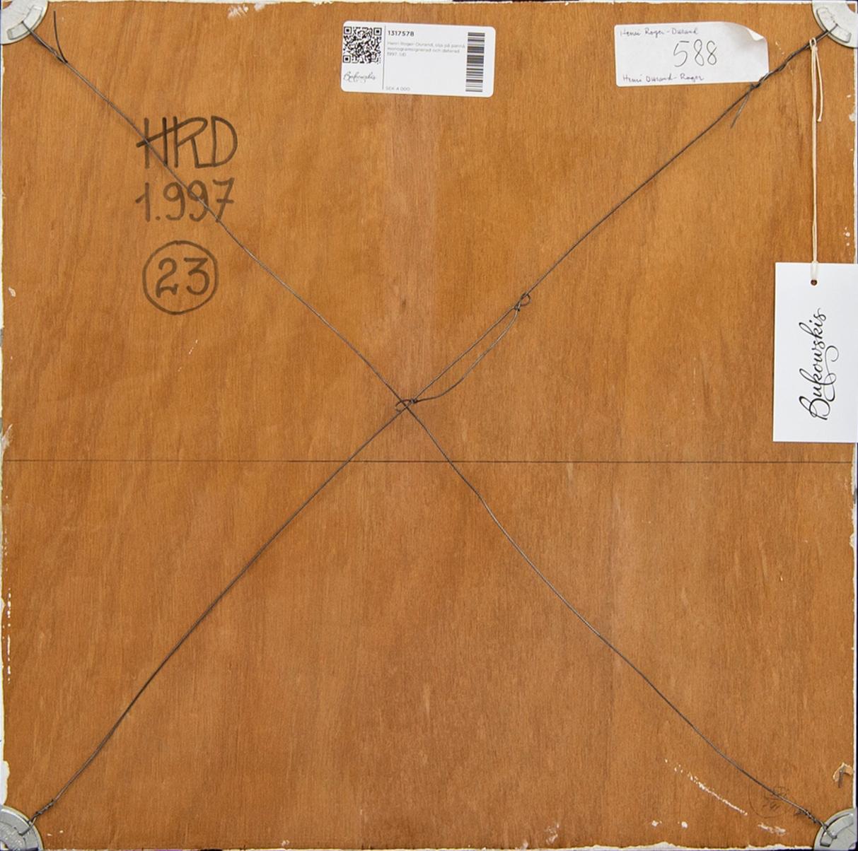 Henri Roger-Durand, a signed and dated oil on board.