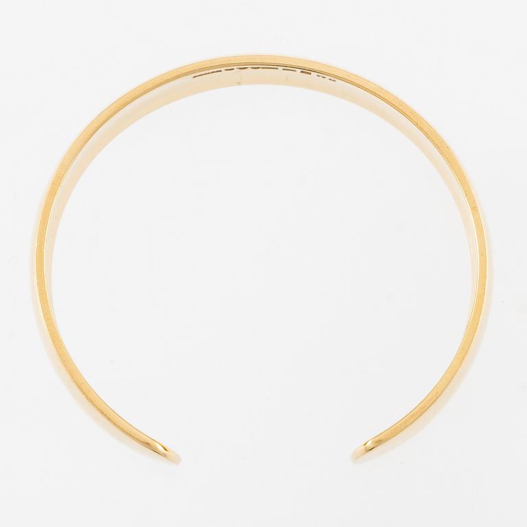 Sigurd Persson, a bangle, 18K gold, Stockholm 1973.