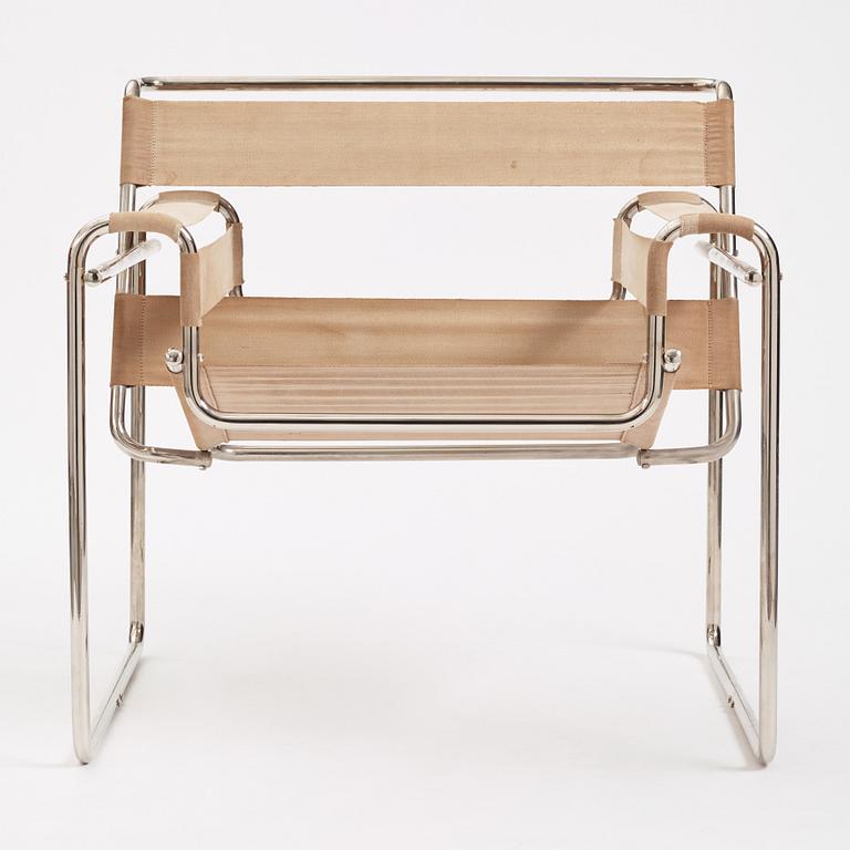 Marcel Breuer, a "B3", easy chair, Standard Möbel, Germany ca 1927-1928.
